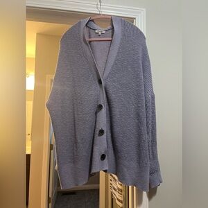 Madewell Cardigan, periwinkle in color, size XXL!